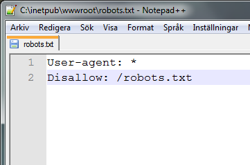 robots.txt Inception